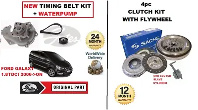 £450 • Buy For Ford Galaxy 1.8tdci 2006-> Cam Timing Belt + Waterpump + Clutch Kit Flywheel
